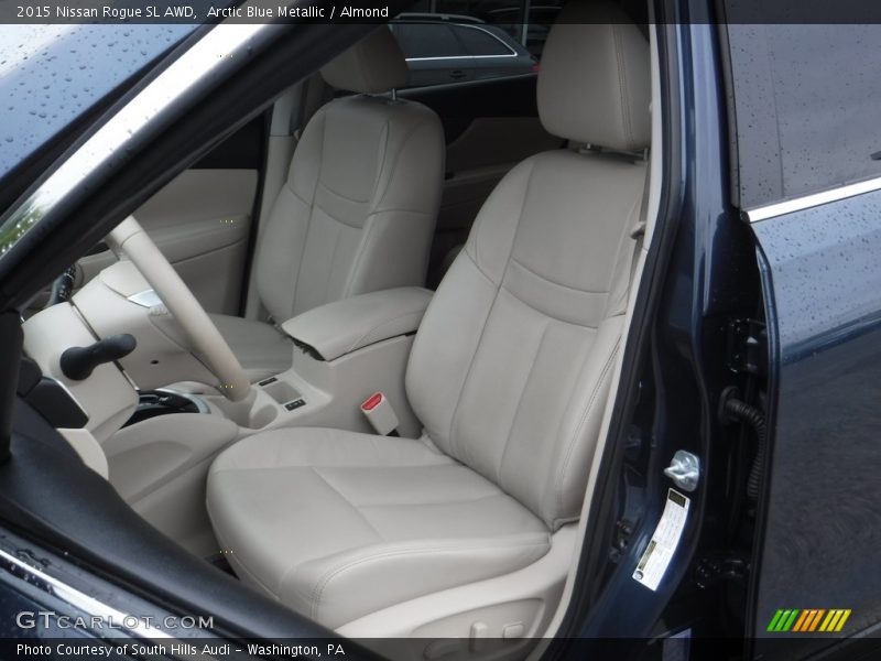 Arctic Blue Metallic / Almond 2015 Nissan Rogue SL AWD