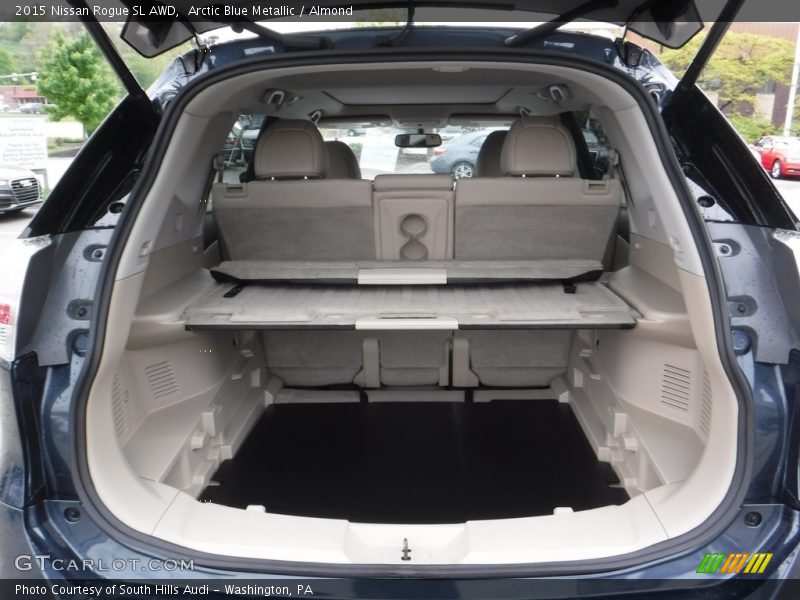 Arctic Blue Metallic / Almond 2015 Nissan Rogue SL AWD