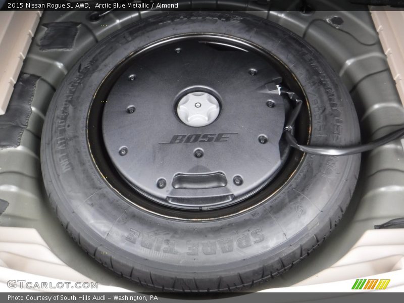 Arctic Blue Metallic / Almond 2015 Nissan Rogue SL AWD