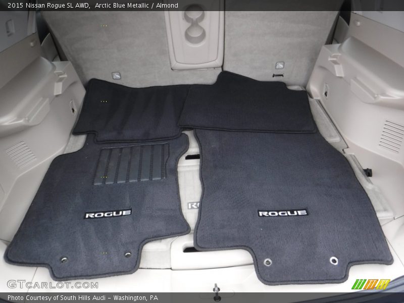 Arctic Blue Metallic / Almond 2015 Nissan Rogue SL AWD