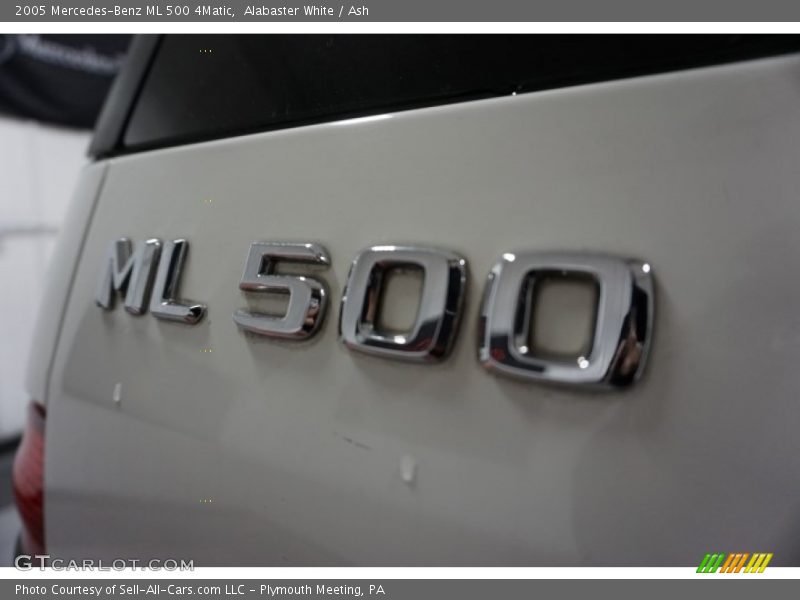 Alabaster White / Ash 2005 Mercedes-Benz ML 500 4Matic