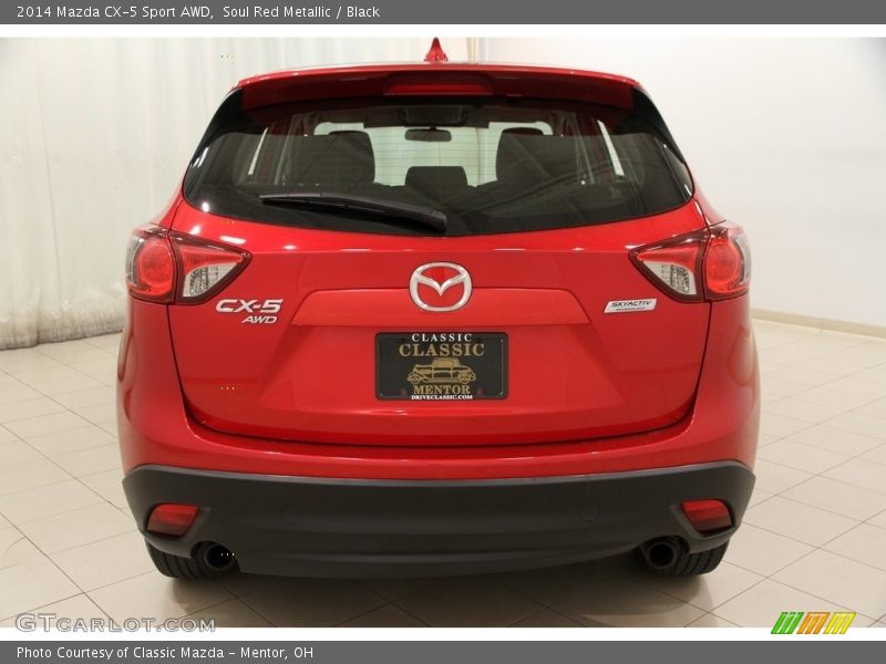 Soul Red Metallic / Black 2014 Mazda CX-5 Sport AWD