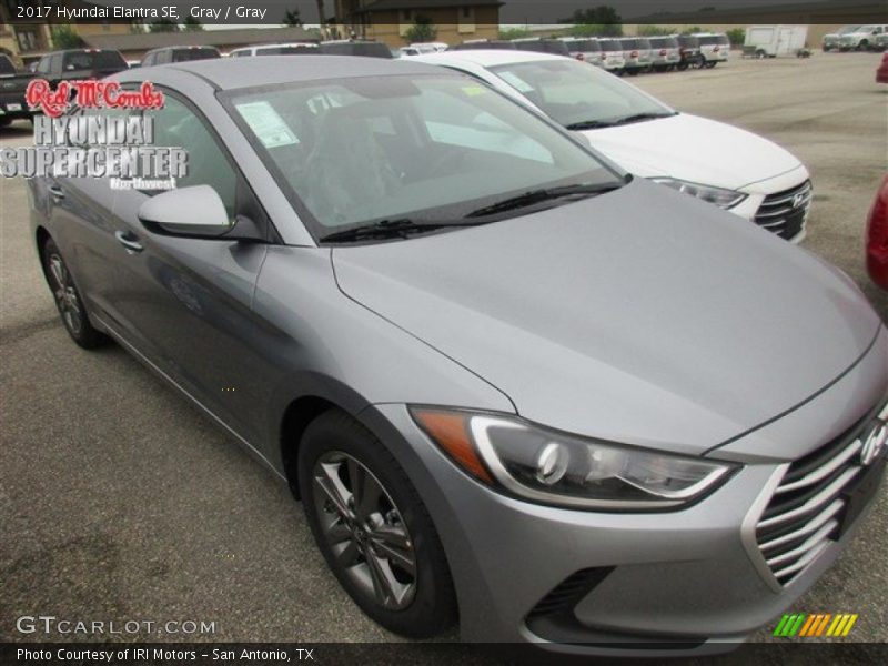 Gray / Gray 2017 Hyundai Elantra SE