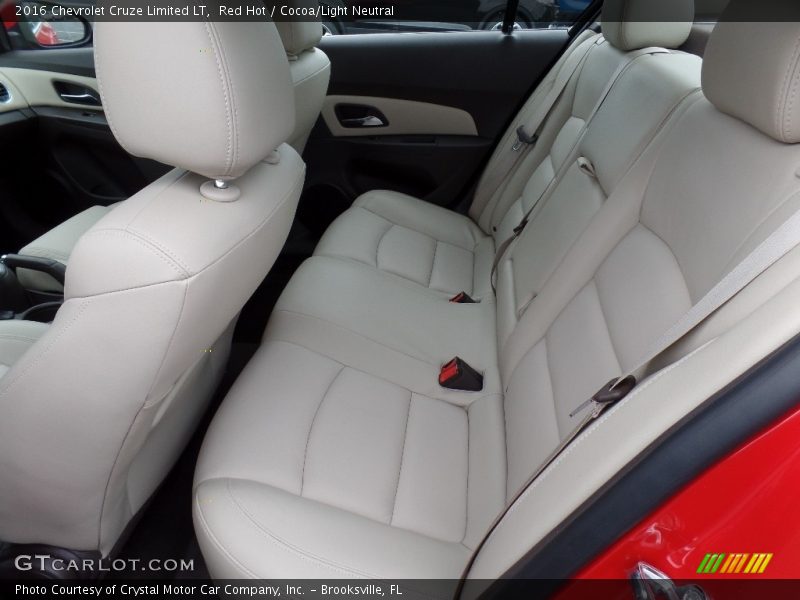 Red Hot / Cocoa/Light Neutral 2016 Chevrolet Cruze Limited LT