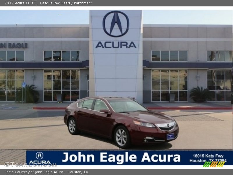 Basque Red Pearl / Parchment 2012 Acura TL 3.5