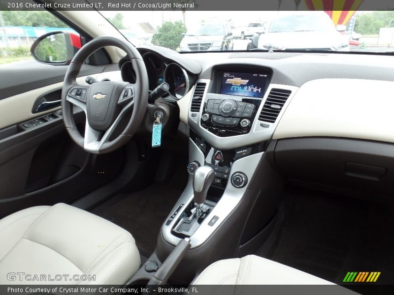 Red Hot / Cocoa/Light Neutral 2016 Chevrolet Cruze Limited LT