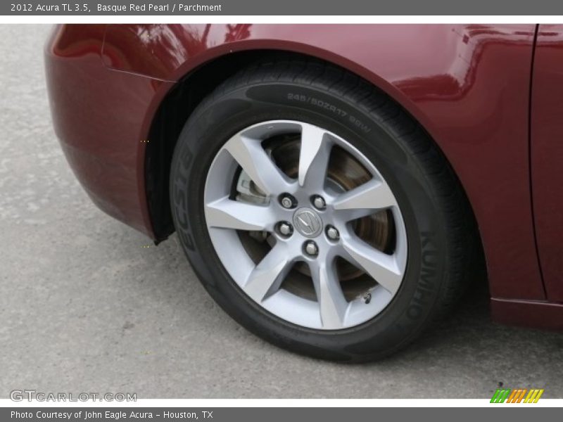 Basque Red Pearl / Parchment 2012 Acura TL 3.5
