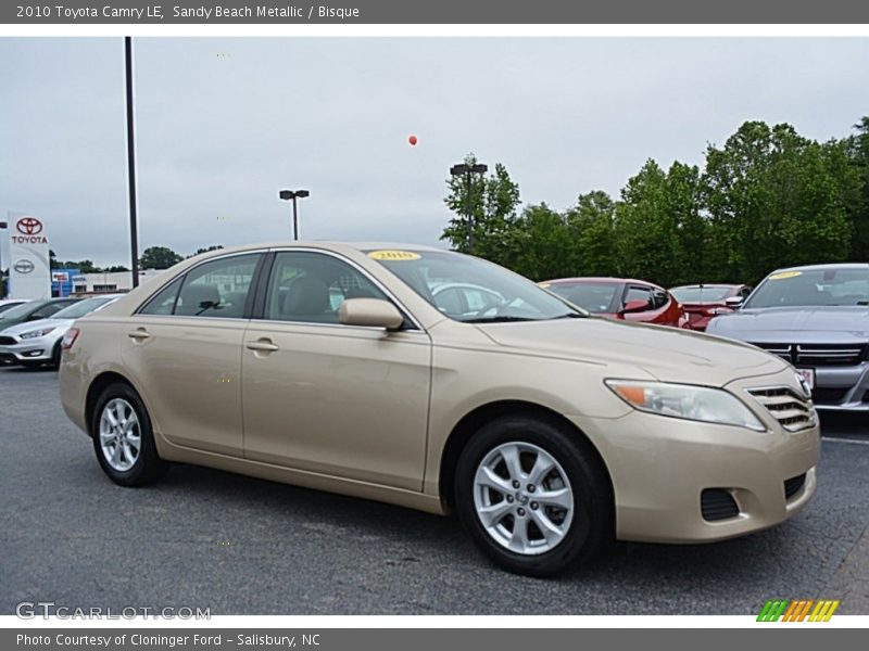 Sandy Beach Metallic / Bisque 2010 Toyota Camry LE