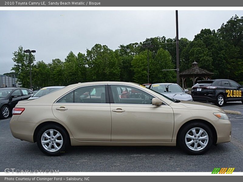 Sandy Beach Metallic / Bisque 2010 Toyota Camry LE