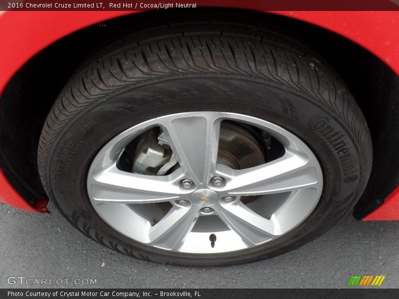 Red Hot / Cocoa/Light Neutral 2016 Chevrolet Cruze Limited LT