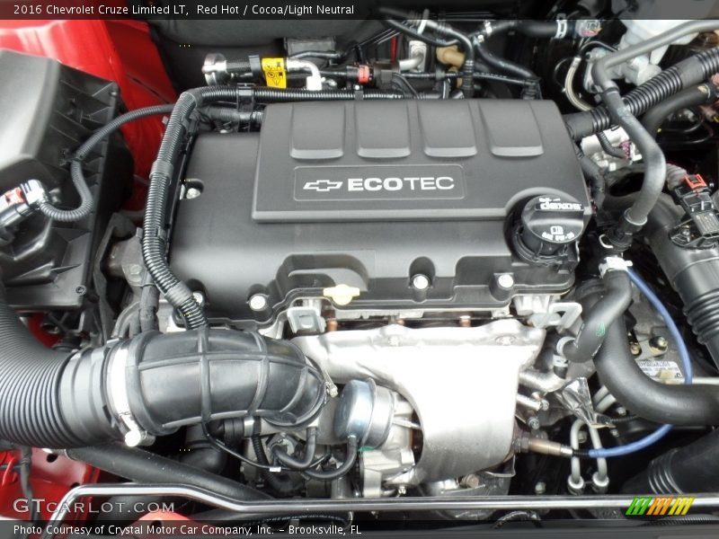 Red Hot / Cocoa/Light Neutral 2016 Chevrolet Cruze Limited LT