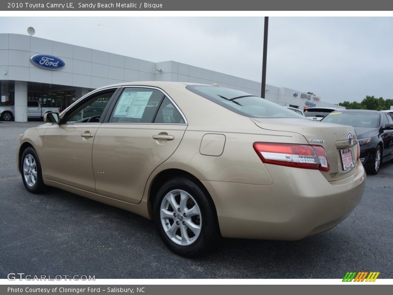 Sandy Beach Metallic / Bisque 2010 Toyota Camry LE