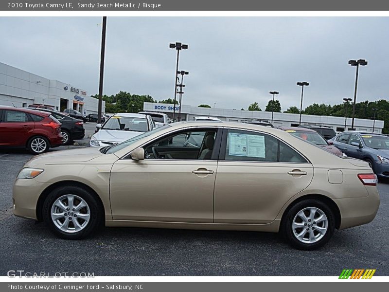 Sandy Beach Metallic / Bisque 2010 Toyota Camry LE