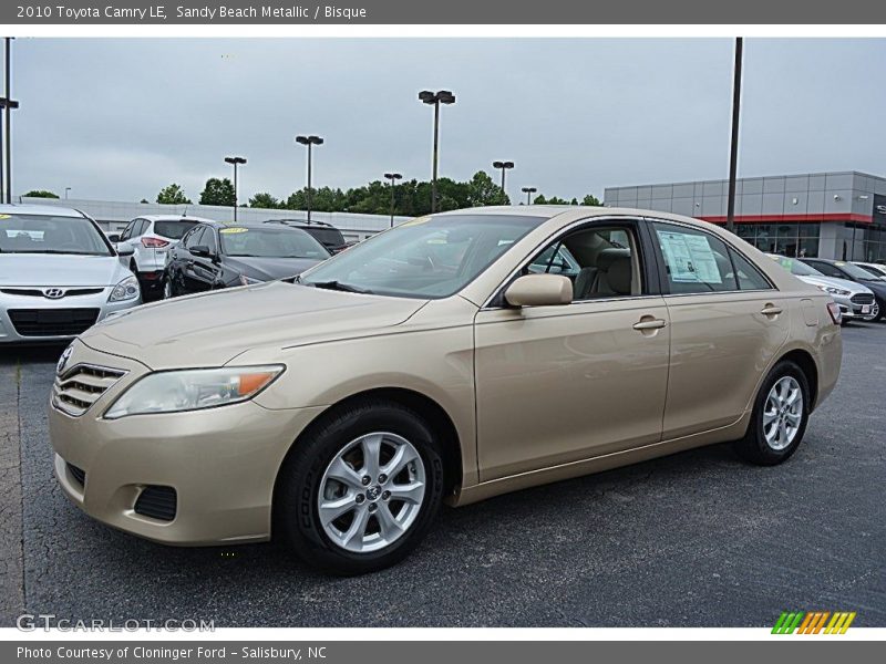 Sandy Beach Metallic / Bisque 2010 Toyota Camry LE