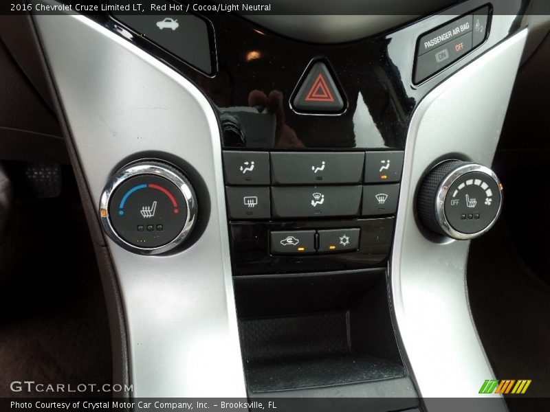 Red Hot / Cocoa/Light Neutral 2016 Chevrolet Cruze Limited LT