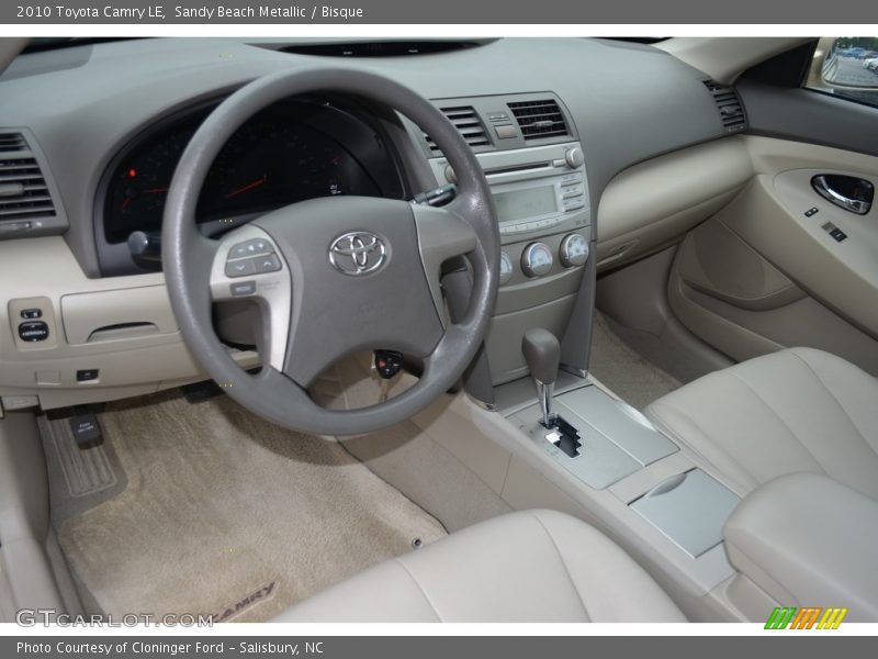 Sandy Beach Metallic / Bisque 2010 Toyota Camry LE