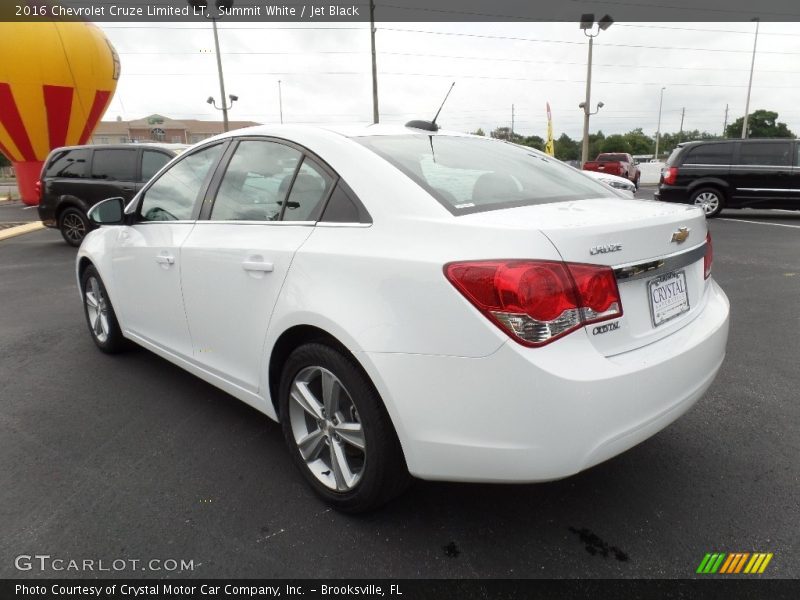 Summit White / Jet Black 2016 Chevrolet Cruze Limited LT