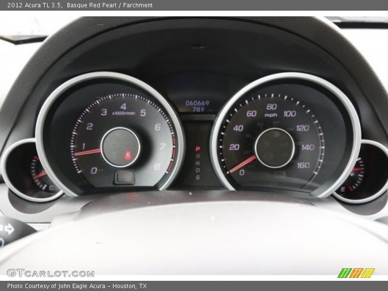 Basque Red Pearl / Parchment 2012 Acura TL 3.5