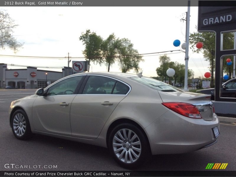 Gold Mist Metallic / Ebony 2012 Buick Regal