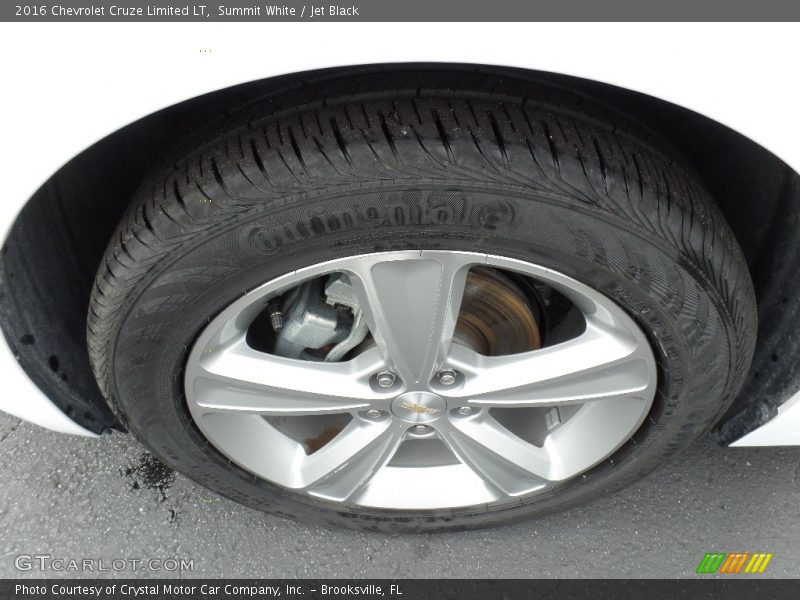 Summit White / Jet Black 2016 Chevrolet Cruze Limited LT