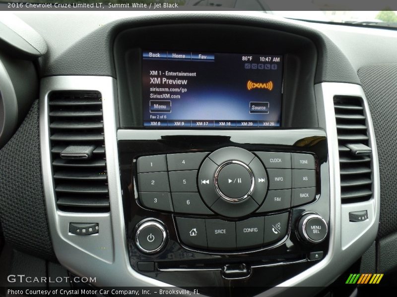 Summit White / Jet Black 2016 Chevrolet Cruze Limited LT