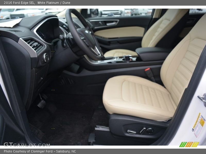 White Platinum / Dune 2016 Ford Edge SEL