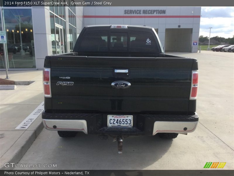 Green Gem / Steel Grey 2014 Ford F150 XLT SuperCrew 4x4
