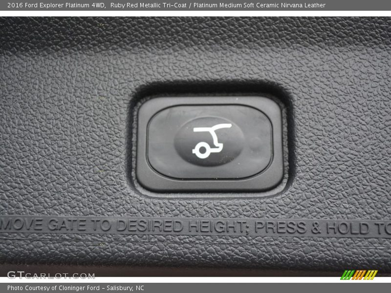 Ruby Red Metallic Tri-Coat / Platinum Medium Soft Ceramic Nirvana Leather 2016 Ford Explorer Platinum 4WD