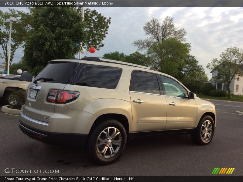 Sparkling Silver Metallic / Ebony 2016 GMC Acadia SLT AWD