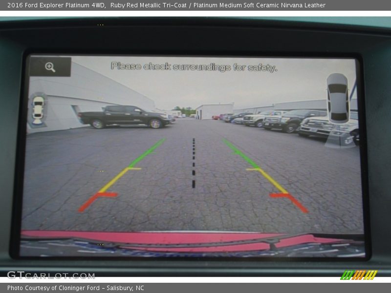 Ruby Red Metallic Tri-Coat / Platinum Medium Soft Ceramic Nirvana Leather 2016 Ford Explorer Platinum 4WD