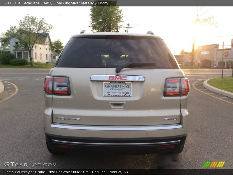Sparkling Silver Metallic / Ebony 2016 GMC Acadia SLT AWD