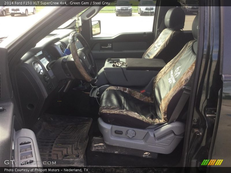 Green Gem / Steel Grey 2014 Ford F150 XLT SuperCrew 4x4