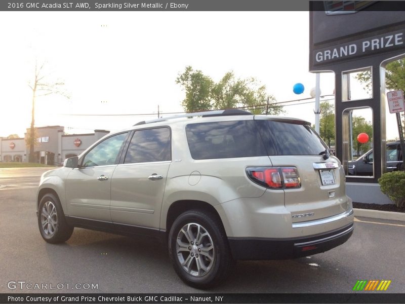 Sparkling Silver Metallic / Ebony 2016 GMC Acadia SLT AWD