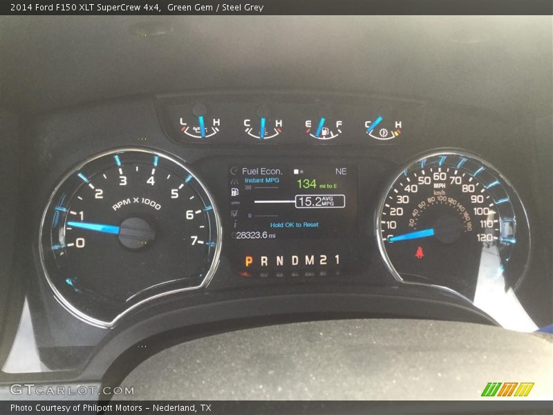Green Gem / Steel Grey 2014 Ford F150 XLT SuperCrew 4x4
