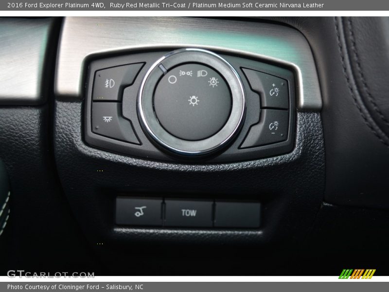 Ruby Red Metallic Tri-Coat / Platinum Medium Soft Ceramic Nirvana Leather 2016 Ford Explorer Platinum 4WD