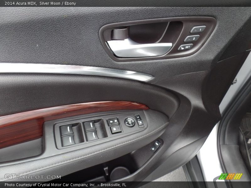 Silver Moon / Ebony 2014 Acura MDX