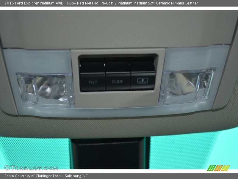 Ruby Red Metallic Tri-Coat / Platinum Medium Soft Ceramic Nirvana Leather 2016 Ford Explorer Platinum 4WD