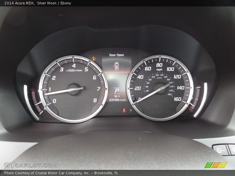 Silver Moon / Ebony 2014 Acura MDX