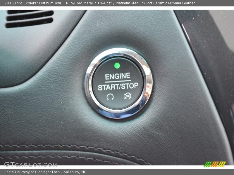 Ruby Red Metallic Tri-Coat / Platinum Medium Soft Ceramic Nirvana Leather 2016 Ford Explorer Platinum 4WD