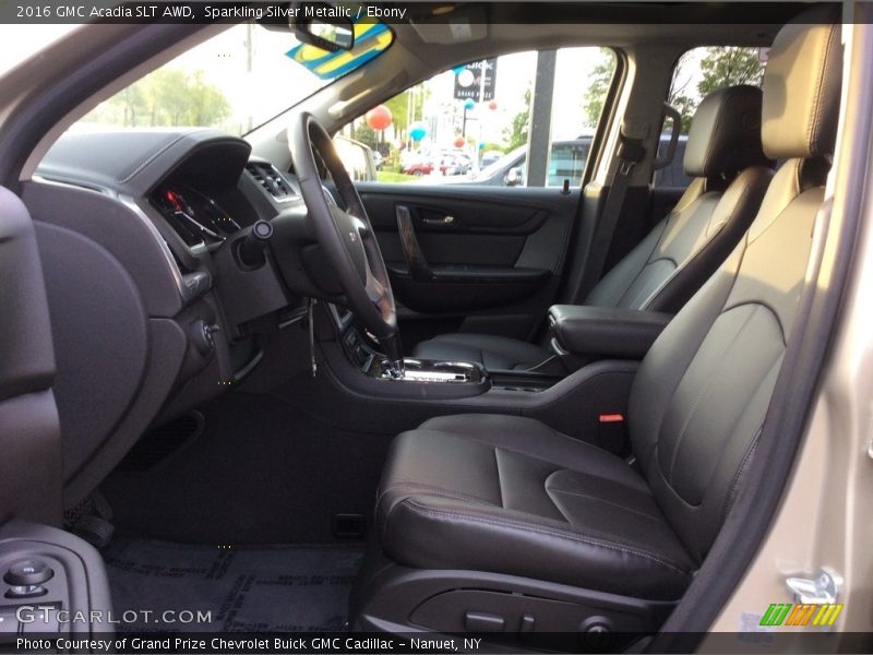 Sparkling Silver Metallic / Ebony 2016 GMC Acadia SLT AWD
