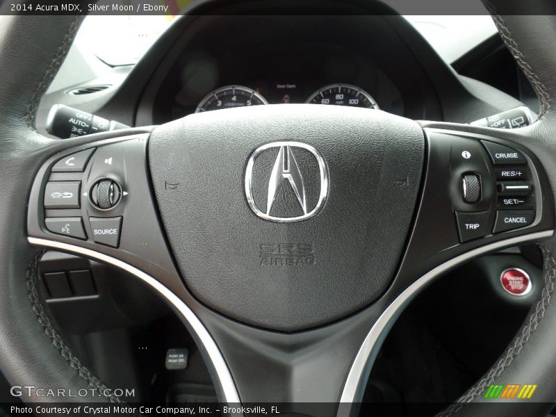 Silver Moon / Ebony 2014 Acura MDX