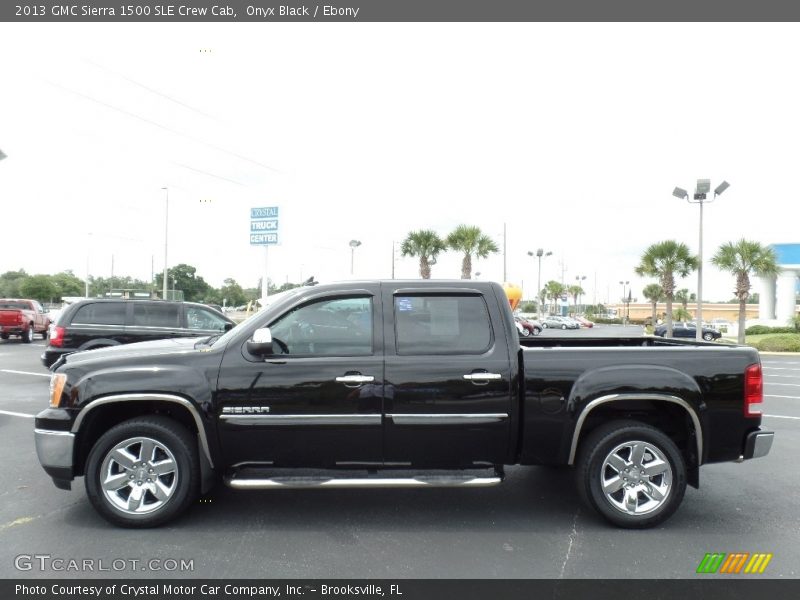 Onyx Black / Ebony 2013 GMC Sierra 1500 SLE Crew Cab