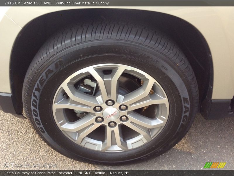 Sparkling Silver Metallic / Ebony 2016 GMC Acadia SLT AWD