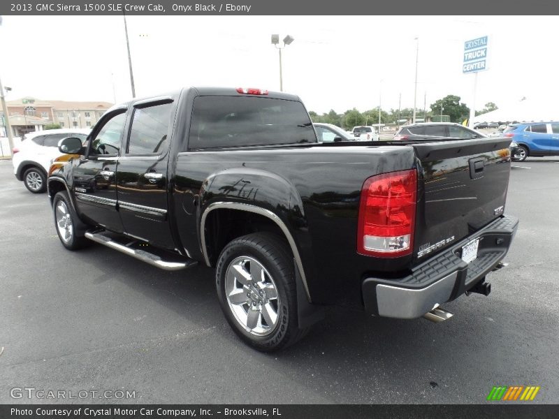 Onyx Black / Ebony 2013 GMC Sierra 1500 SLE Crew Cab