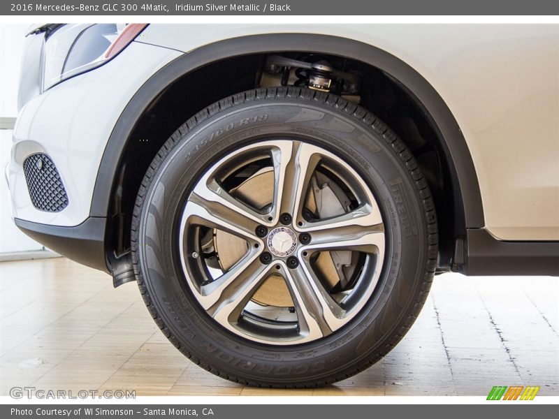 Iridium Silver Metallic / Black 2016 Mercedes-Benz GLC 300 4Matic