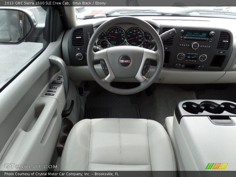 Onyx Black / Ebony 2013 GMC Sierra 1500 SLE Crew Cab