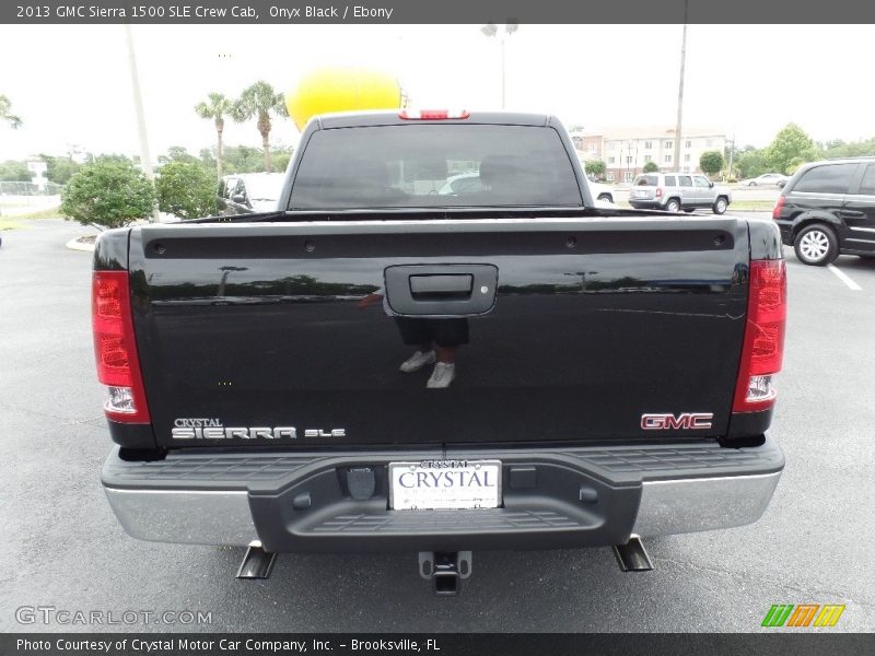 Onyx Black / Ebony 2013 GMC Sierra 1500 SLE Crew Cab