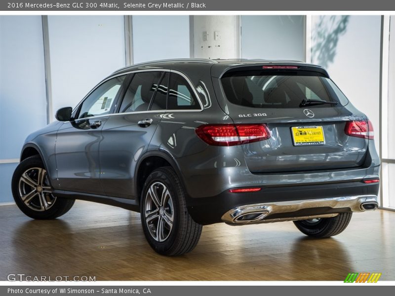 Selenite Grey Metallic / Black 2016 Mercedes-Benz GLC 300 4Matic