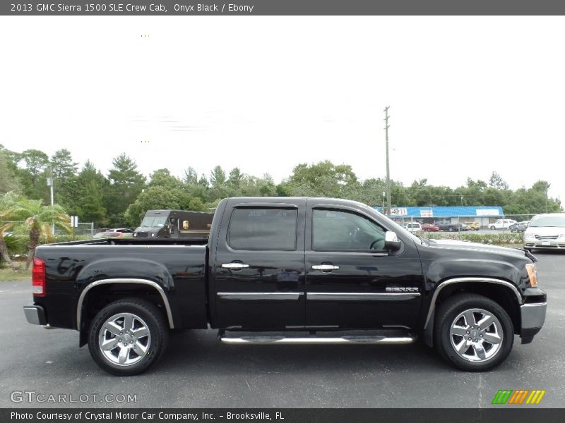 Onyx Black / Ebony 2013 GMC Sierra 1500 SLE Crew Cab