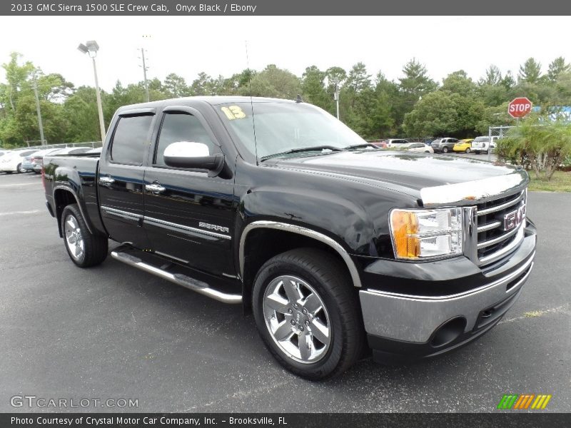 Onyx Black / Ebony 2013 GMC Sierra 1500 SLE Crew Cab